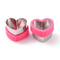 430 Stainless Steel Heart Shaped Cookie Candy Food Cutters Molds&nbsp;DIY-I076-07P