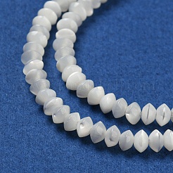 Natural Trochus Shell Rondelle Beads Strands&nbsp;SSHEL-H072-01B