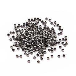 Brass Crimp Beads&nbsp;E002-NFB