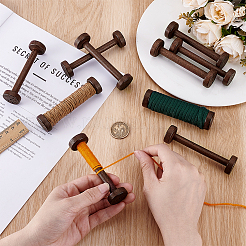 Wooden Bobbins&nbsp;AJEW-WH0031-47B