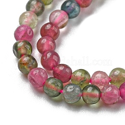 Natural Multicolor Tourmaline Beads Strands&nbsp;G-G0005-B02