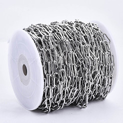 Tarnish Resistant 304 Stainless Steel Paperclip Chains&nbsp;CHS-N001-02P