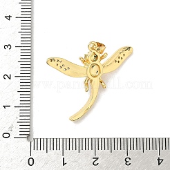 Brass Micro Pave Cubic Zirconia Pendants&nbsp;LS-KK-F905-12G-01