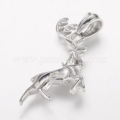 Tarnish Resistant 304 Stainless Steel Pendants&nbsp;STAS-P137-21P