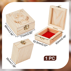 Wood Jewelry Box&nbsp;AJEW-WH0541-33