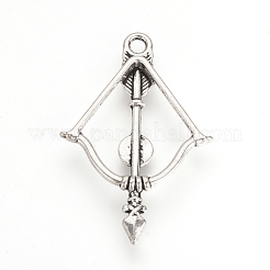 Tibetan Style Alloy Pendants&nbsp;X-TIBEP-Q064-130AS-RS