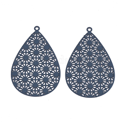430 Stainless Steel Filigree Pendants&nbsp;STAS-S108-25A-02