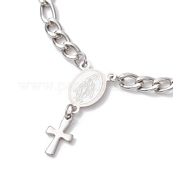 304 Stainless Steel Figaro Chains Bracelets&nbsp;BJEW-JB12771