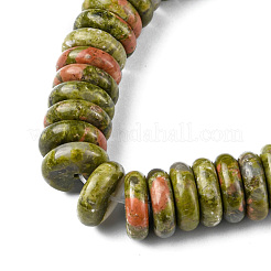 Natural Unakite Beads Strands&nbsp;G-F743-06D