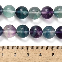 Natural Fluorite Beads Strands&nbsp;G-L634-B04-10mm