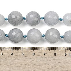 Natural White Jade Beads Strands&nbsp;G-Z105-A01-01B