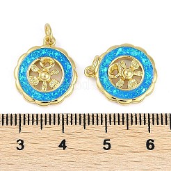 Rack Plating Brass Pendants&nbsp;KK-U032-15G