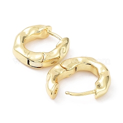 Rack Plating Brass Hoop Earrings&nbsp;EJEW-B027-19G