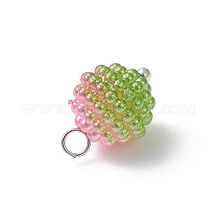 Imitation Pearl Acrylic Charms&nbsp;PALLOY-JF04423-01