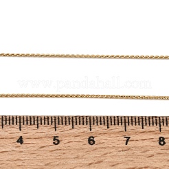 1MM Unisex 304 Stainless Steel S Chain Necklaces&nbsp;NJEW-P356-05G