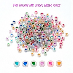 300Pcs Luminous Acrylic Beads&nbsp;MACR-YW0001-38