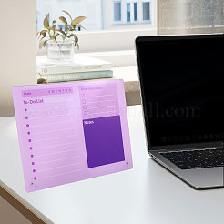 Rectangle Acrylic Dry-Erase Planner Board&nbsp;AJEW-WH0609-958B
