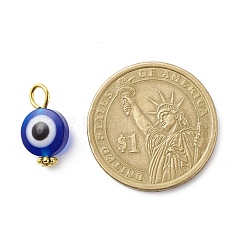 Evil Eye Resin Pendants&nbsp;PALLOY-JF01798-01