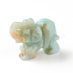 Elephant Natural Gemstone Figurine Display Decoration&nbsp;G-F737-02B