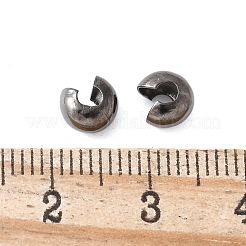 Brass Crimp Beads Covers&nbsp;EC266-2NFB