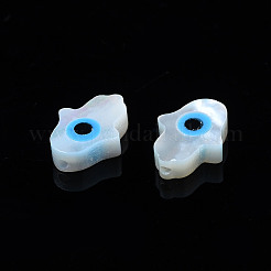 Natural White Shell Mother of Pearl Shell Beads&nbsp;SSHEL-N034-57B-A
