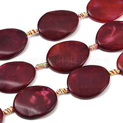 Natural Fire Crackle Agate Beads Strands&nbsp;G-P605-L03-01C