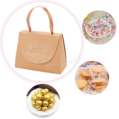 Foldable Kraft Paper Candy Gift Box&nbsp;CON-WH0094-24B