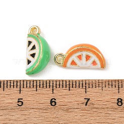 Fruit Alloy Enamel Pendants&nbsp;ENAM-F161-01B