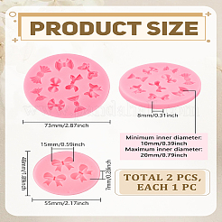 2Pcs 2 Styles Silicone Molds&nbsp;DIY-LP0004-48