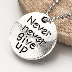 Tibetan Style Alloy Pendants&nbsp;X-TIBEP-Q078-20AS-NR