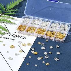 1180Pcs 10 Styles Iron Bead Caps&nbsp;IFIN-FS0001-45