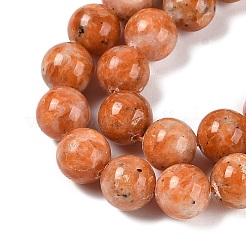 Natural Orange Calcite Beads Strands&nbsp;G-I247-10C-01