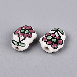 Handmade Porcelain Ceramic Beads&nbsp;PORC-Q005-08C