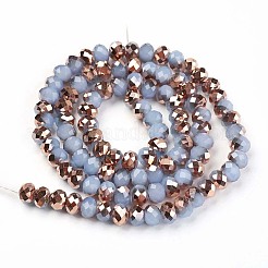 Electroplate Glass Beads Strands&nbsp;X-EGLA-A034-J6mm-N06