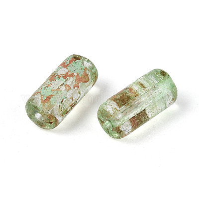Picasso Transparent Glass Bugle Beads&nbsp;SEED-N010-02G-1