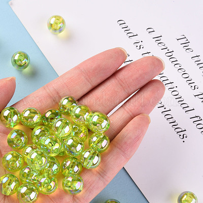 Transparent Acrylic Beads&nbsp;X-MACR-S370-B12mm-729-1