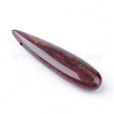 Natural Red Rainbow Jasper Pendants&nbsp;G-R392-03-1
