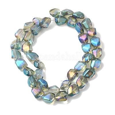 Electroplate Glass Beads Strands&nbsp;EGLA-Q066-03-1