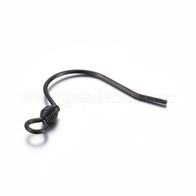 304 Stainless Steel Earring Hooks Ion Plating(IP)&nbsp;STAS-L211-12-B-1