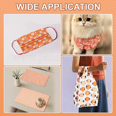Cotton Fabric&nbsp;DIY-WH0504-869B-1