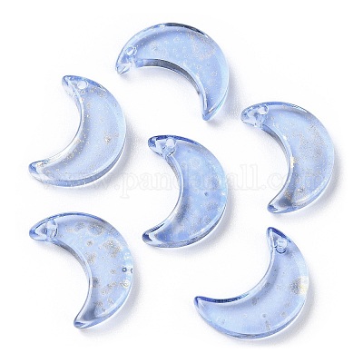 Transparent Baking Paint Glass Beads&nbsp;GLAA-D010-01H-1