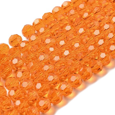 Transparent Glass Beads EGLA-A035-T8mm-D05-1