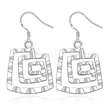 Screw Shape Brass Dangle Earrings&nbsp;EJEW-BB11986-1