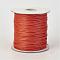 Eco-Friendly Korean Waxed Polyester Cord, Coral, 1.5mm, about 169.51~174.98 Yards(155~160m)/Roll