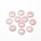 Natural Rose Quartz Cabochons, Half Round/Dome, 10x4~5mm