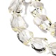 Electroplate Glass Beads Strands&nbsp;EGLA-N012-05E-3