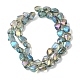 Electroplate Glass Beads Strands&nbsp;EGLA-Q066-03-2