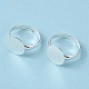 Brass Pad Ring Bases&nbsp;KK-EC022-12mm-S-RS-1