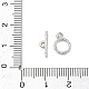 Brass Toggle Clasp&nbsp;KK-D289-53A-P-4