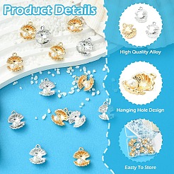 16Pcs 2 Colors Alloy Pendants&nbsp;FIND-YW0012-37
